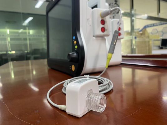 White Capnography Mainstream Etco2 Sensor para medição de CO2 de maré final