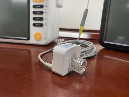 Material de plástico Sensor de CO2 de maré final para monitor cardíaco de UTI