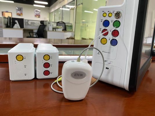 Capnograph EtCO2 Sidestream Co2 Sensor Para Adultos e Crianças Veterinários