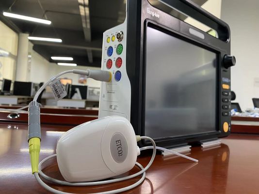 Plug Play Sidestream Modulo de CO2 Branco Para Monitor Modular do Paciente