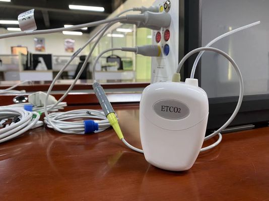 CO2 Sidestream Capnography Monitor Plug Play Material de plástico