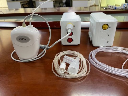 CO2 Sidestream Capnography Monitor Plug Play Material de plástico