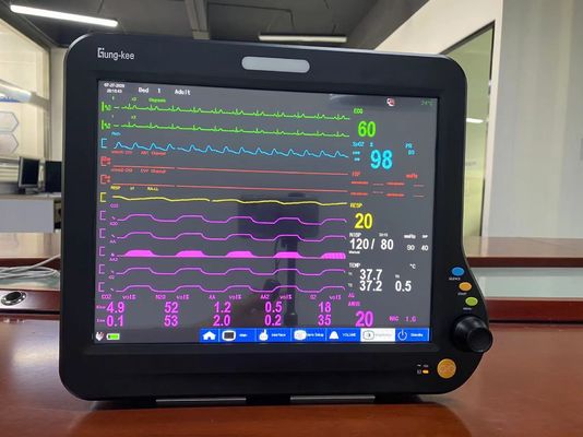 Monitor cardíaco do grosso da população ICU, monitor paciente do multi parâmetro da anestesia