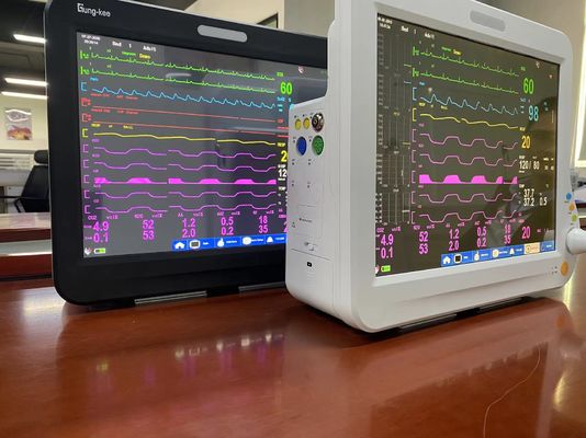 Monitor cardíaco portátil de ICU, monitor paciente do multi parâmetro da anestesia