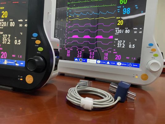 Monitor cardíaco do grosso da população ICU, monitor paciente do multi parâmetro da anestesia