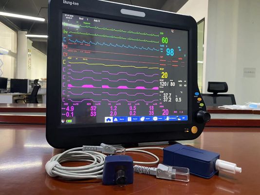 Monitor paciente do multi parâmetro da tela de 15 TFT LCD para a anestesia ICU cardíaca