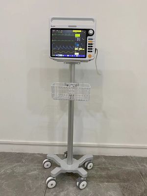 Trole modular do monitor paciente de 3 rodas silenciosas da polegada com aviação Matieral de alumínio