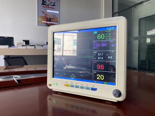 Dispositivos portáteis de monitoramento médico com tela LCD TFT de 12,1 polegadas Monitores de sinais vitais