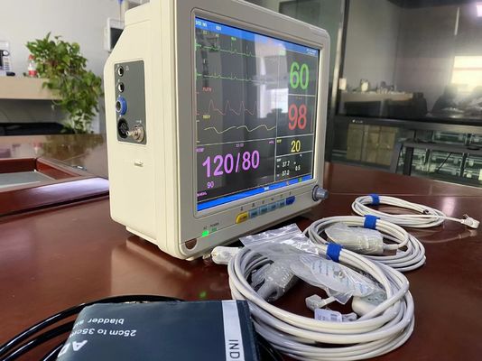 Monitores de sinais vitais de pacientes hospitalares leves com medição de temperatura do ECG SPO2 NIBP