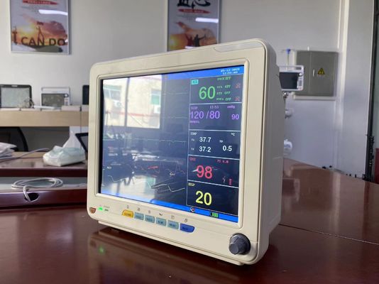 Monitor de paciente multiparâmetro portátil com ECG SPO2 NIBP e medição de temperatura