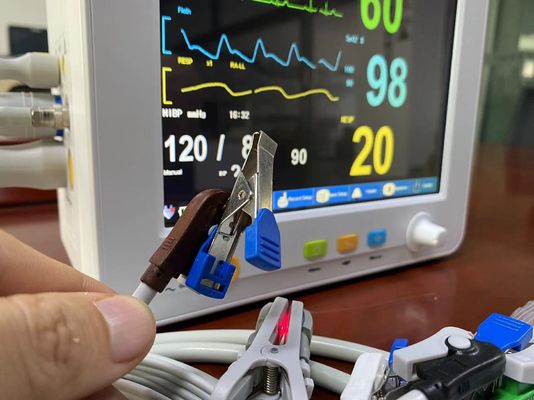 Monitor de parâmetro veterinário de TFT LCD de 8,4 polegadas multi com o Temp de EtCO2 ECG SPO2 NIBP