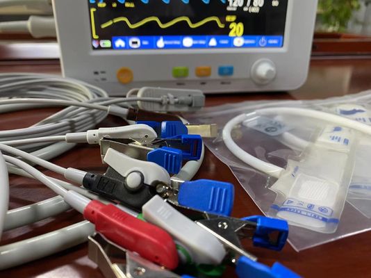 Monitor veterinário de pouco peso Vital Signs Monitor veterinário portátil do multiparâmetro