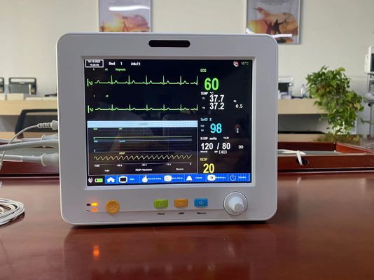 General Ward Clinic Portable Patient Monitor com medida do Temp de EtCO2 ECG SPO2 NIBP