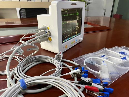 Monitor de parâmetro veterinário de TFT LCD de 8,4 polegadas multi com o Temp de EtCO2 ECG SPO2 NIBP