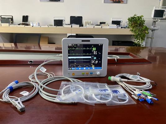 Vital Signs Monitor With veterinário portátil EtCO2 ECG SPO2 NIBP e medida do Temp