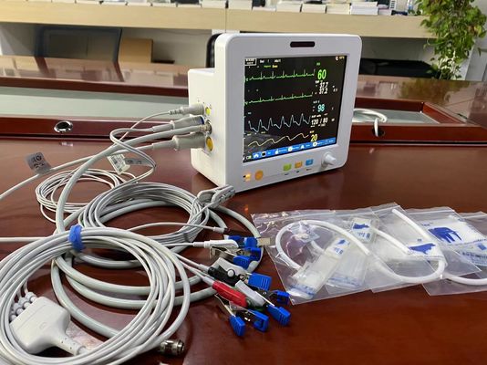 Monitor paciente veterinário portátil 8,4 polegadas - precisão alta para o Temp de EtCO2 ECG SPO2 NIBP