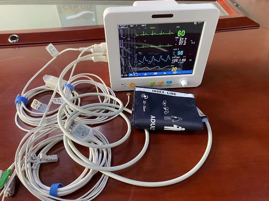 Monitor paciente portátil da tela de TFT LCD de 8,4 polegadas para o Temp ECG EtCO2 de SPO2 NIBP