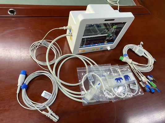 Vital Signs Monitor With veterinário portátil EtCO2 ECG SPO2 NIBP e medida do Temp