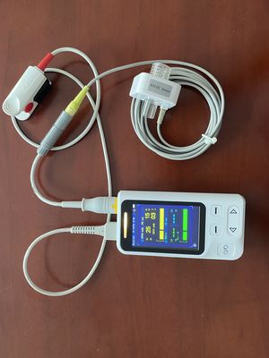3Dispositivo de Capnografia portátil TFT LCD de 0,5 polegadas para adultos / pediatras / recém-nascidos