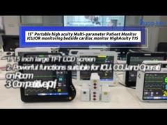 ICU Multi Parâmetro Cardíaco Vital Signs Monitor Para Hospital Clínico